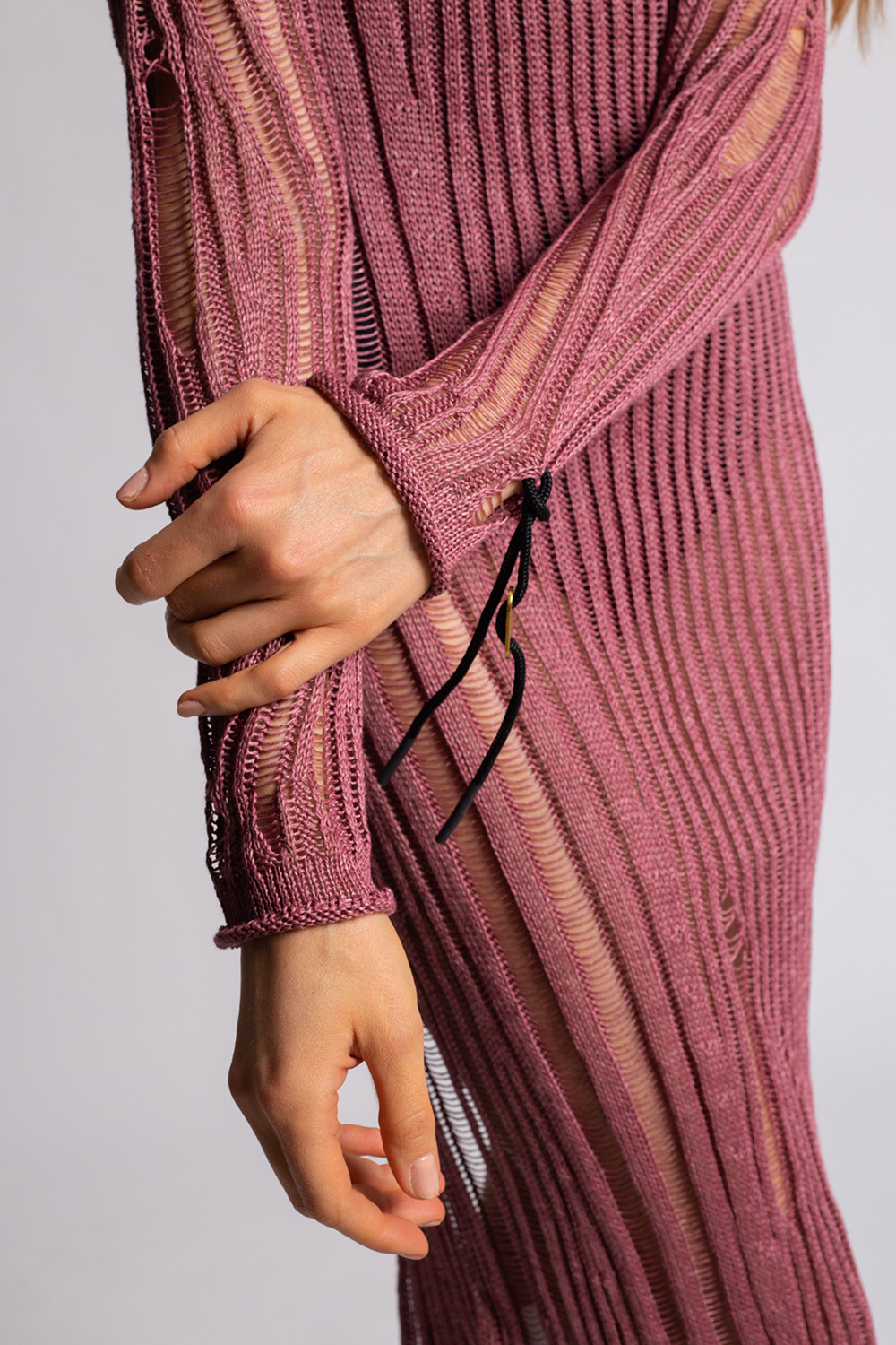 Pink Open-knit dress Diesel - Vitkac Canada